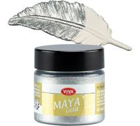 Viva Decor 50 ml Maya Gold Paint, Silver