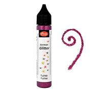 Viva Decor German Glitter, Synthetic Material, Pink, 12 x 2.1 x 2.1 cm