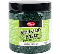 Viva Decor Structure Paste 8.45 oz. Green Gold, Acrylic, Multicoloured, 2.66 x 2.73 x 3.05 cm
