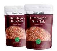 Viva Doria Himalayan Pink Salt, Coarse Salt, 2 lb (Pack of 2)