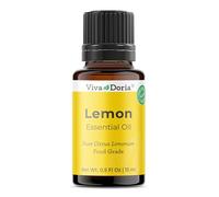 Viva Doria Lemon Essential Oil, 100% Pure, Natural Lemon Essential Oil, Undiluted, for Aromatherapy | Food Grade, 15 mL (0.5 Fluid Ounce)
