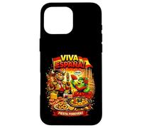 Viva Espana Funny Fiesta Forever Spanish Food Culture Case for iPhone 16 Pro Max