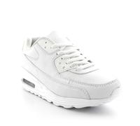 VIVA Get Fit Mens Air Bubble Sport Running Shoes, Lightweight Trainer - 10 - White