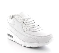 Get Fit Mens Fitness Air Bubble Sport Walking Running Performance Shoes Lightweight Trainers , White , 7 UK