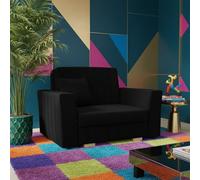 Viva Glam I Sleeper Armchair With Storage Wave Springs 85 115 98Cm Sofa Bed Black