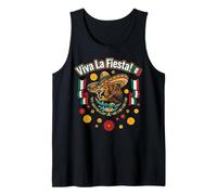 Viva La Fiesta Cinco de Mayo Mexican Sombrero Tank Top