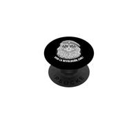 Viva La Revolucion Carl Funny Cat Humor PopSockets Adhesive PopGrip
