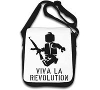 Viva La Revolution Toy Graphic Shoulder Bag White