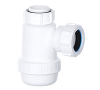 Viva Magna 32mm (1 1/4") Standard Bottle Trap With 38mm Water Seal For Bathroom Basins & Kitchen Sinks - Easy Clean Polypropylene