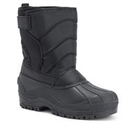 VIVA Mens Muck Nylon Strap Duck Snow Winter Waterproof Rain Outdoor Boots - Black - 7