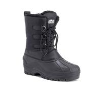 VIVA Men's Polar Muck Lace Up Short Nylon Winter Snow Rain Duck Boots in Black | Size: 7 Viva Black 7