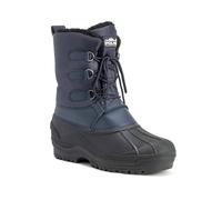 VIVA Men's Polar Muck Lace Up Short Nylon Winter Snow Rain Duck Boots in Navy | Size: 12 Viva Navy 12