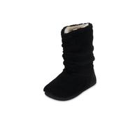 VIVA Men's Polar Slipper Sherpa Boots Memory Foam Slipper Boots in Black | Size: 12 Viva Black 12