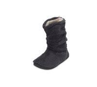 VIVA Men's Polar Slipper Sherpa Boots Memory Foam Slipper Boots in Dark Grey | Size: 8 Viva Dark Grey 8
