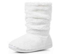 VIVA Men's Polar Slipper Sherpa Boots Memory Foam Slipper Boots in White | Size: 10 Viva White 10