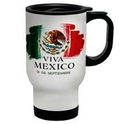Viva Mexico 16 Septiembre Mexican Independence Travel Mug 14oz Cup