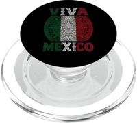 Viva Mexico Aztec Calendar Mexicano Chicano Azteca Brown PopSockets PopGrip for MagSafe