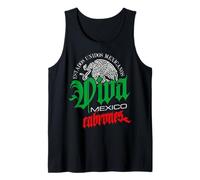Viva Mexico Cabrones Independence Day Mexican Roots Tank Top