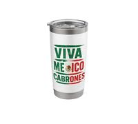 Viva Mexico Cabrones Stainless Steel Insulated Tumbler