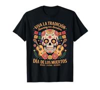 Viva México - Día de Los Muertos Flowers & Music T-Shirt