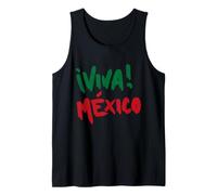 Viva Mexico escrito a Mano. Latina, Hispanic,Spanish Tex Mex Tank Top