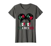 Viva Mexico Girls Mexico Flag Women Mexican Independence Day T-Shirt