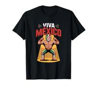 Viva Mexico Lucha Libre Wrestler Mexican Pride T-Shirt