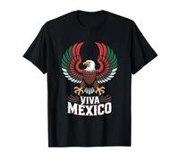 Viva Mexico Mexican Eagle National Colors Pride T-Shirt