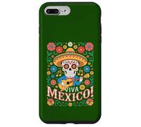 Viva Mexico Mexican Folk Art Mariachi Sugar Skull Case for iPhone 7 Plus/8 Plus