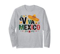 Viva Mexico Mexican Independence Day Man Women Kids Long Sleeve T-Shirt