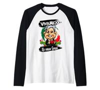 Viva Mexico! | Mexican Party Theme Doll Me Canso Ganso AMLO Raglan Baseball Tee