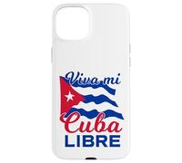 Viva Mi Cuba Libre Waving Cuban Flag Patriot Case for iPhone 15 Plus
