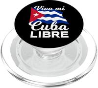 Viva Mi Cuba Libre Waving Cuban Flag Pride PopSockets PopGrip for MagSafe