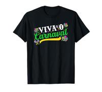 Viva o Carnaval Brazilian Carnival Vibes Brasil Party T-Shirt