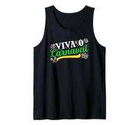 Viva o Carnaval Brazilian Carnival Vibes Brasil Party Tank Top