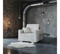 Viva Piano I Upholstered Sofa Bed With Bedding Storage Wooden Legs Wooden Frame Polyurethane Foam 80X196Cm White