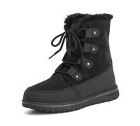 VIVA Polar Boot Women's Fleece Lined Snow Winter Hiking Durable Ankle Boots - 5 - 0
