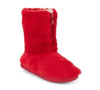 VIVA Polar Women's Memory Foam Zipper Faux Fur Cosy Boots - 3 - Red