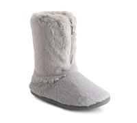 VIVA Polar Women's Memory Foam Zipper Faux Fur Cosy Boots - 9 - Grey