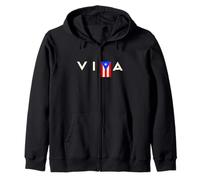 Viva Puerto Rico Zip Hoodie