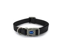 Ancol Heritage Nylon Adjustable Collar - Black - 30-50cm