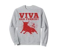 Viva San Fermín, Spanish bull running, Pamplona 2025 Sweatshirt