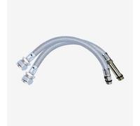 Viva Sanitary M10 X 15mm Monobloc Pair - 300mm Long Flexible Tap Hose Connector