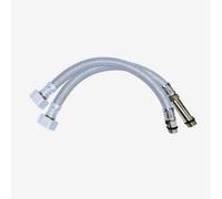 Viva Sanitary M12 X 1/2" Monobloc Pair - 300mm Long Flexible Tap Hose Connector