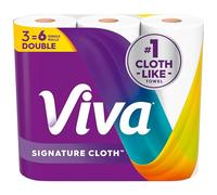 Viva Signature Cloth Paper Towels, 3 Double Rolls, 86 Sheets per Roll