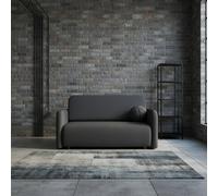 Viva Sun Iii Sofa Bed With Sleeping Function And Bedding Storage Metal Legs Chipboard Frame 150X103X85Cm Black