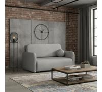 Viva Sun Iii Sofa Bed With Sleeping Function And Bedding Storage Metal Legs Chipboard Frame 150X103X85Cm Grey