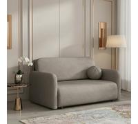 Viva Sun Iii Sofa Bed With Sleeping Function And Bedding Storage Metal Legs Chipboard Frame 150X103X85Cm Brown