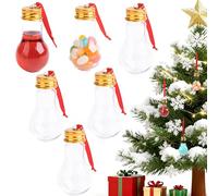 Viva Terry Christmas Spirit Shot Glasses, Bulb,Set of 6