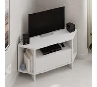 Viva TV Stand for up to 40 Inch TVs with Open Storage and Side Cabinets